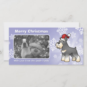 Christmas Schnauzer Holiday Card
