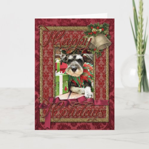 Christmas _ Schnauzer _ Joey Holiday Card