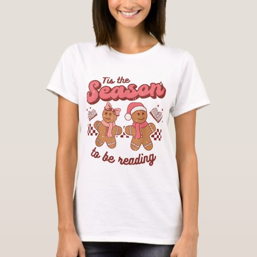 Christmas School Teacher Retro Librarian Groovy Xm T_Shirt