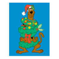 Christmas Scooby Postcard