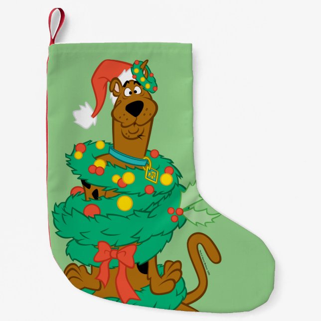 Christmas Scooby Small Christmas Stocking (Front)