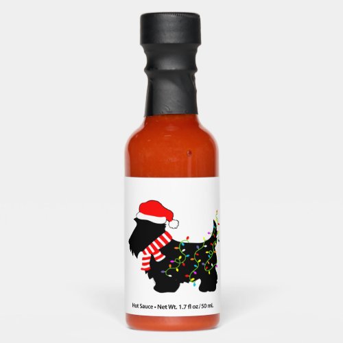 Christmas Scottie Dog With Lights  Hot Sauces