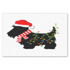 Christmas Scottie Dog With Lights