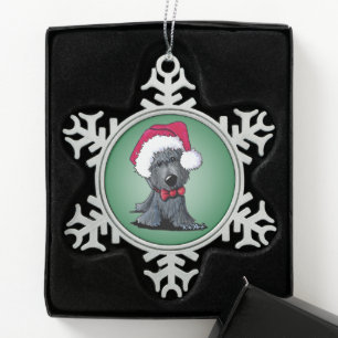 Christmas Scottie Ornament