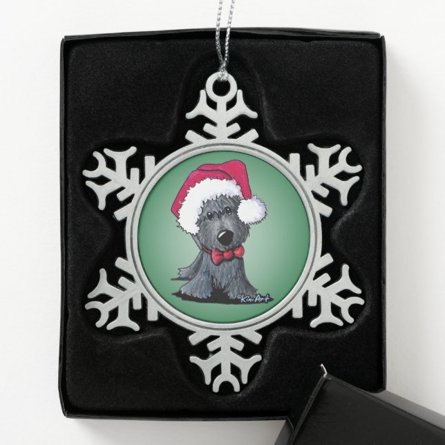 Christmas Scottie Ornament (Box)