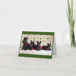 Christmas Scotties Card