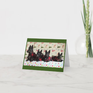Christmas Scotties Card