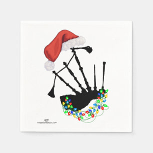 Christmas Scottish Highland Dancer Napkins