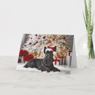 Christmas Scottish Terrier Card
