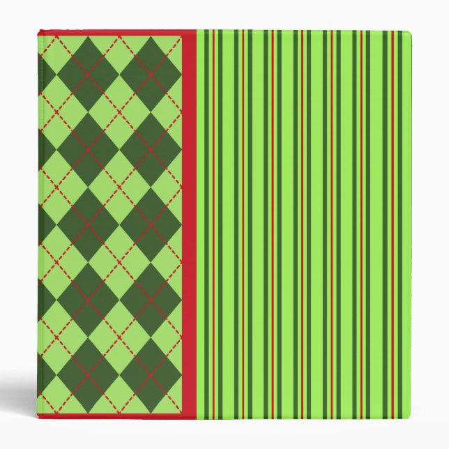 Christmas Scrapbook Keepsake Holiday Album Binder (Front)