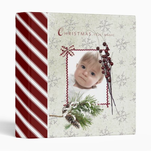 christmas scrapbook photo album 3 ring binder