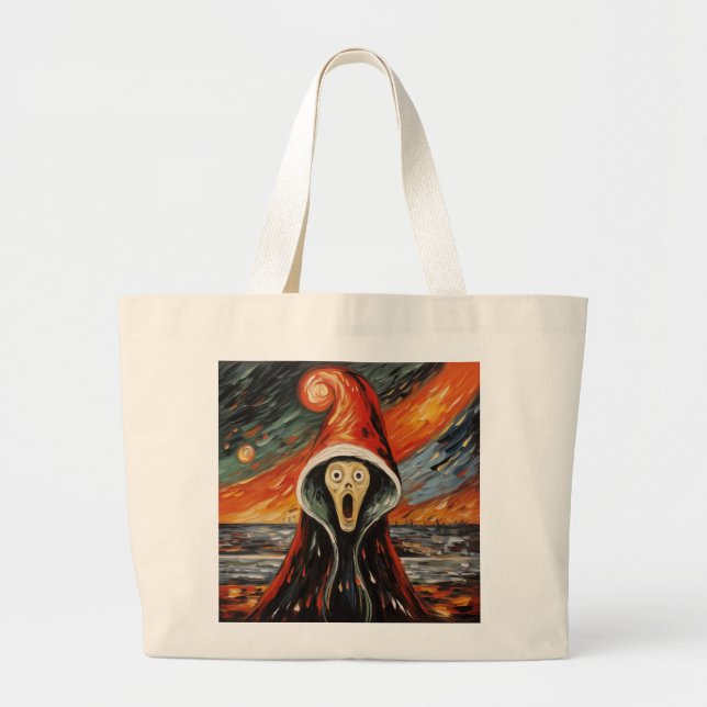 Christmas Scream Large Tote Bag (Front)
