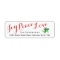 Christmas Script Joy Peace Love Holly Custom