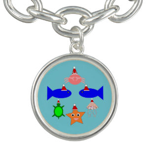 Christmas Sea Creatures Bracelet