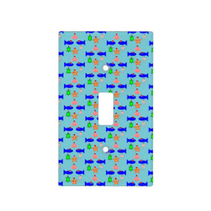 Christmas Sea Creatures Light Switch Cover