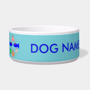 Christmas Sea Creatures Personalized Bowl