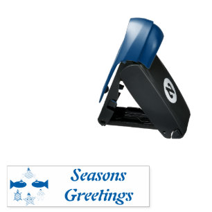 Christmas Sea Creatures Personalized Pocket Stamp