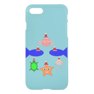 Christmas Sea Creatures iPhone SE/8/7 Case