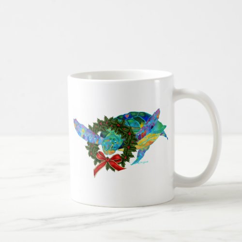 Christmas Sea Turtle Coffee Mug