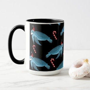 Christmas Sea Turtle Mug