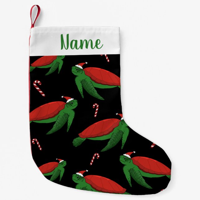 Christmas Sea Turtle Stocking (Front)