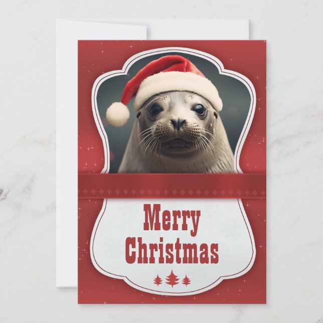 Christmas Seal Holiday Card (Front)