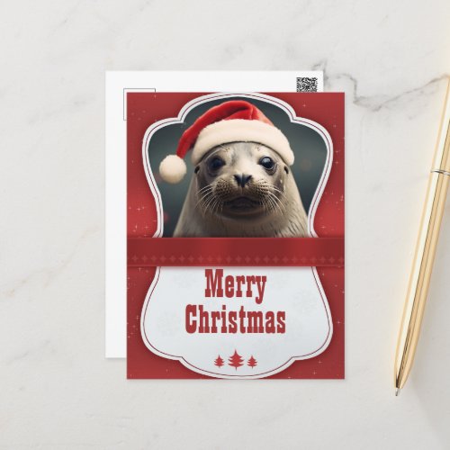 Christmas Seal Postcard