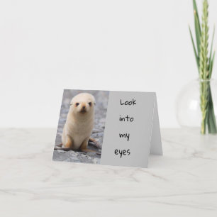 CHRISTMAS SEAL SAYS "MERRY CHRISTMAS" TO "YOU" HOLIDAY CARD