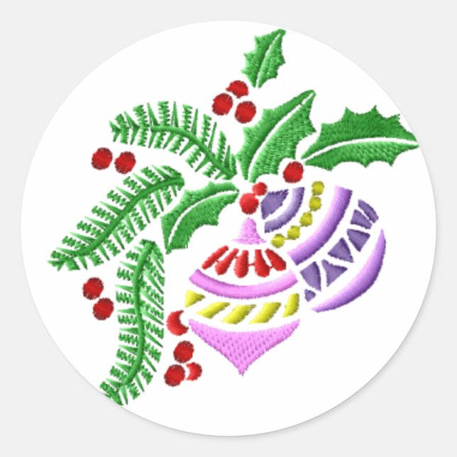 Christmas Seal Stickers (Front)