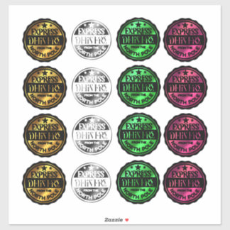 Christmas seal stickers