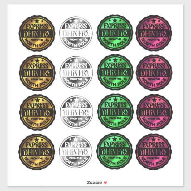 Christmas seal stickers  (Sheet)