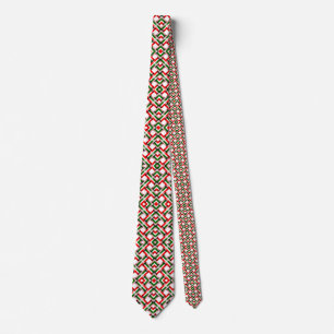 Christmas seamless pattern background  neck tie