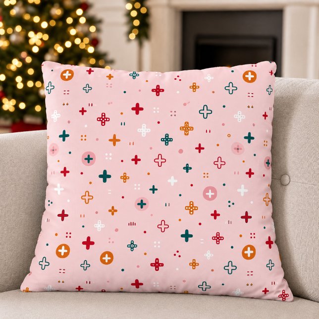 Christmas Seamless Pattern Pillow (Creator Uploaded)
