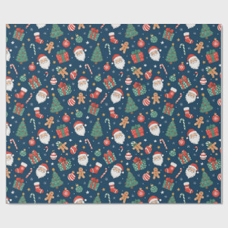 Christmas Seamless Pattern Wrapping Paper
