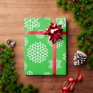 Christmas Seamless Snowflakes 