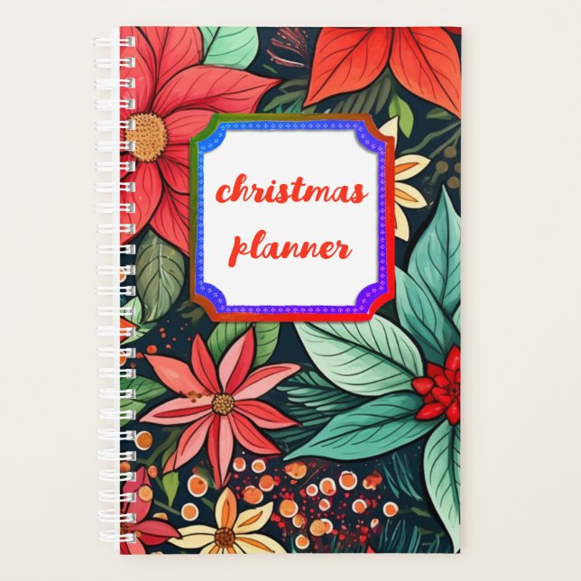 Christmas Season Boho  Planner (Front)