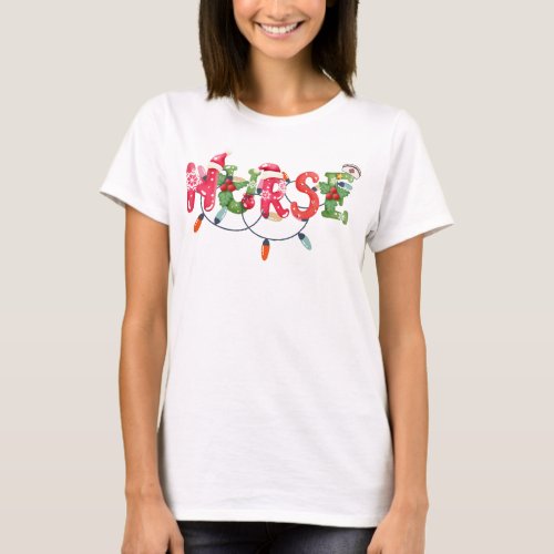 Christmas Season Nurse T_Shirt