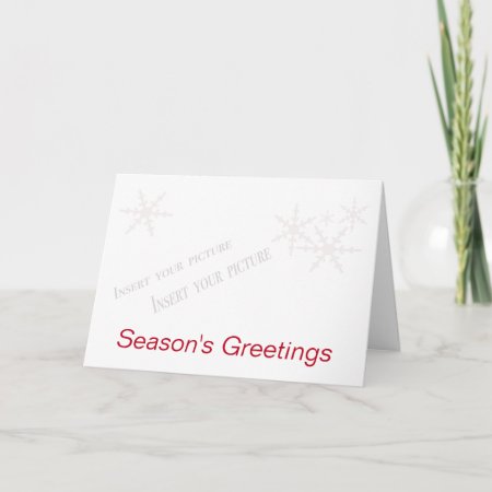 Christmas Season's Greetings Holiday Card