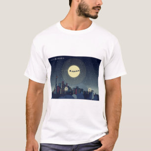 Christmas Seattle Skyline T-Shirt