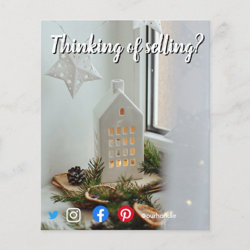 christmas selling mailer real estate marketing fly flyer