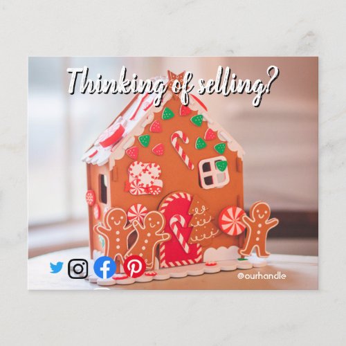 christmas selling mailer real estate marketing fly flyer