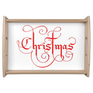 CHRISTMAS SERVING TRAY