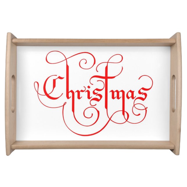 CHRISTMAS SERVING TRAY (Front)