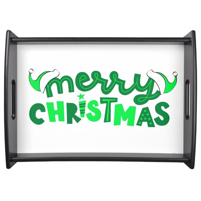 "Christmas"  Serving Tray (Front)