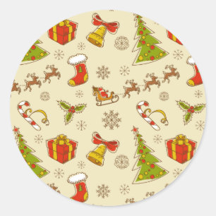 Christmas Setting Sticker Labels