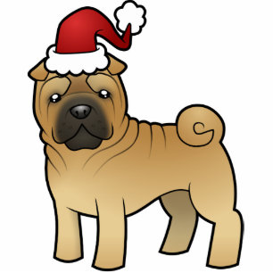 Christmas Shar Pei Ornament