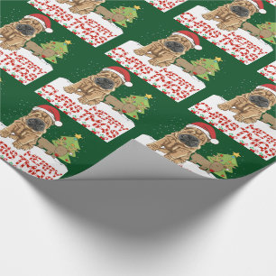 Christmas Shar Pei Wrapping Paper