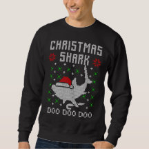 Christmas Shark Doo Doo Doo Funny Santa Ugly