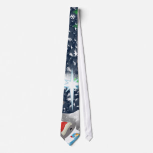 Christmas Shark Tie