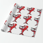 CHRISTMAS SHARK WRAPPING PAPER